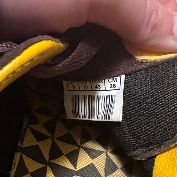 Puma super liga OG retro sneakers size 10 brown and yellow - Picture 7 of 8